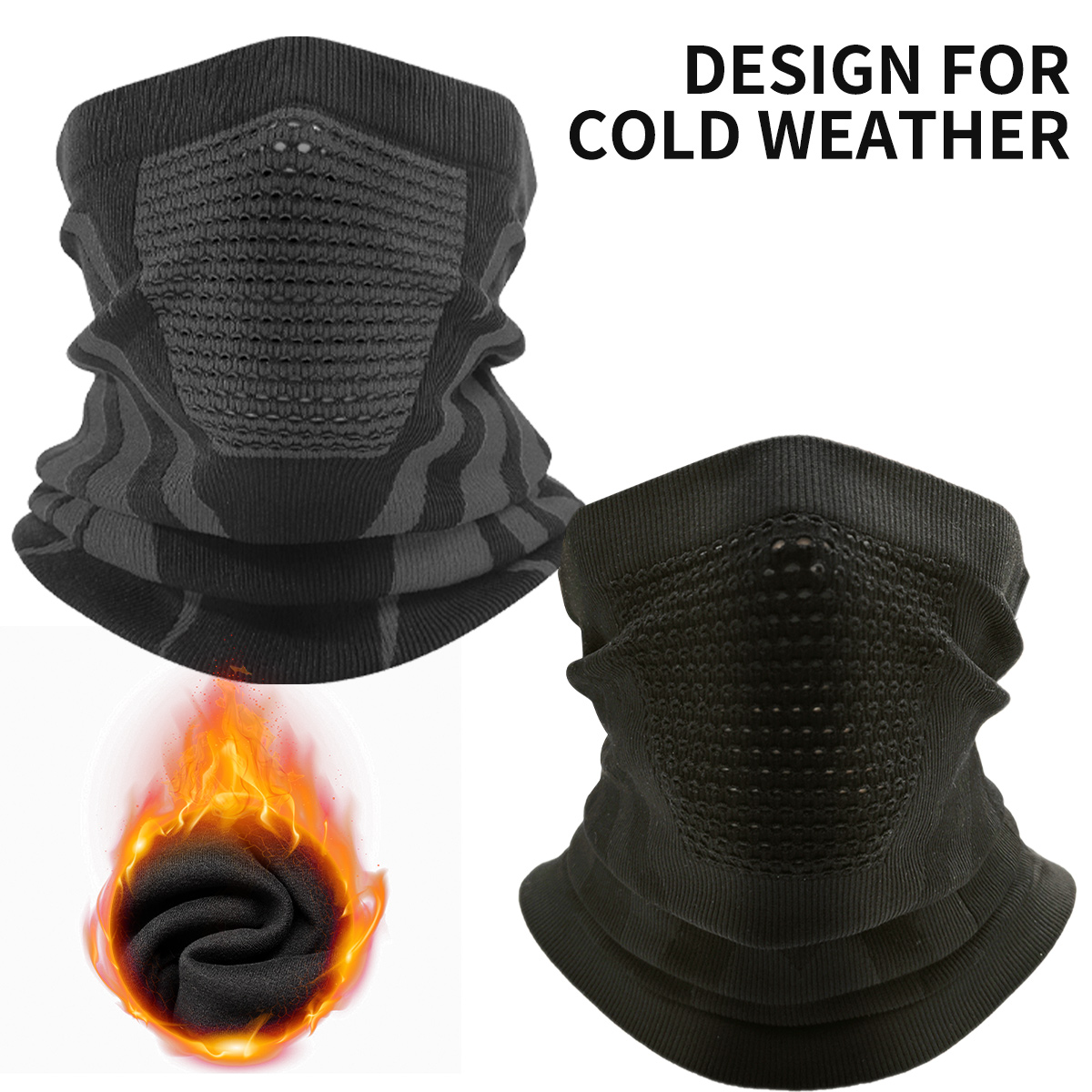 Neck Gaiter Fleece - الشتاء الرقبة أدفأ الجراب الدافئة القطبية