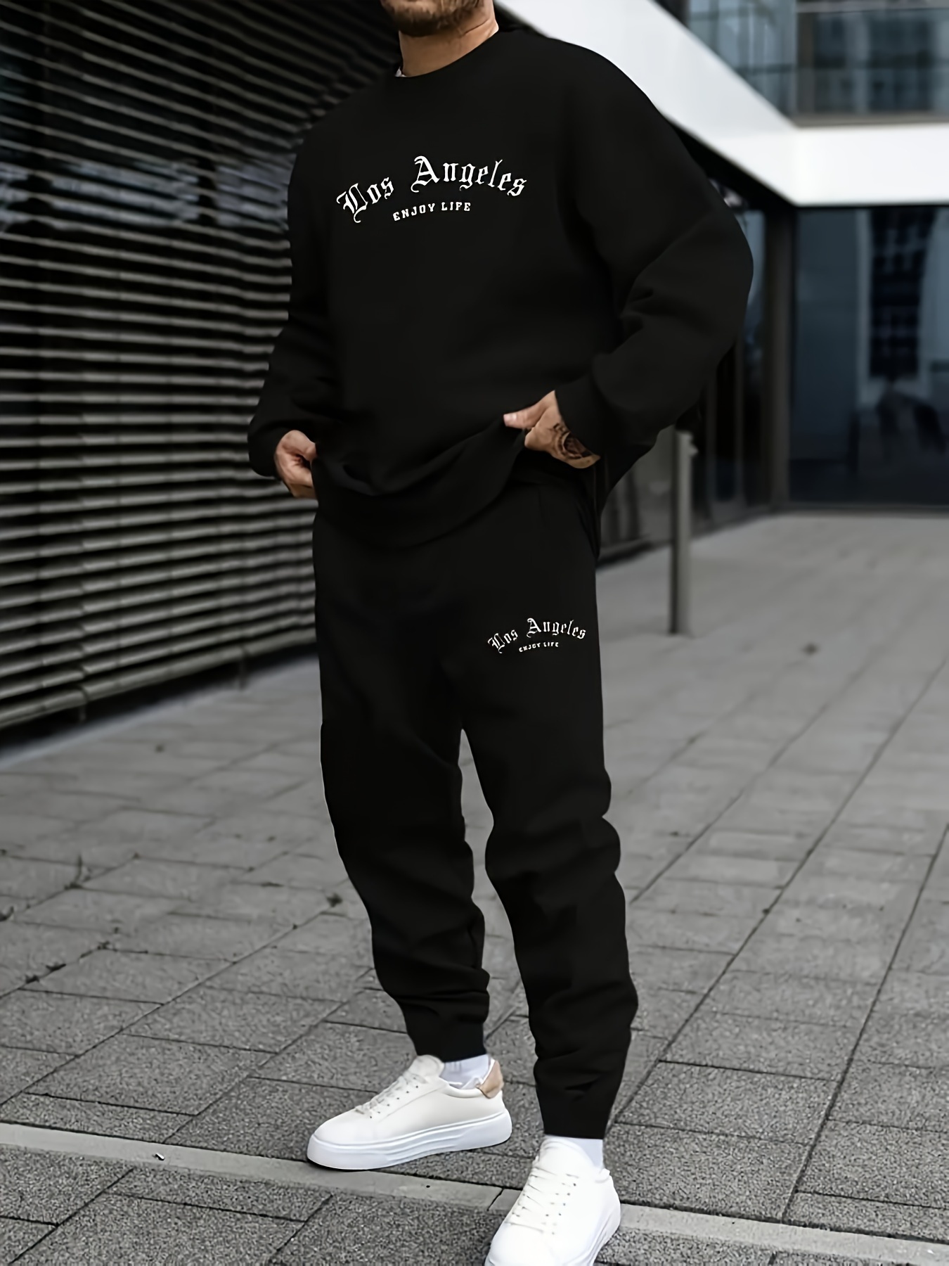 Winter Clothing Affordable - طقم رياضي رجالي: قميص مريح بأكمام