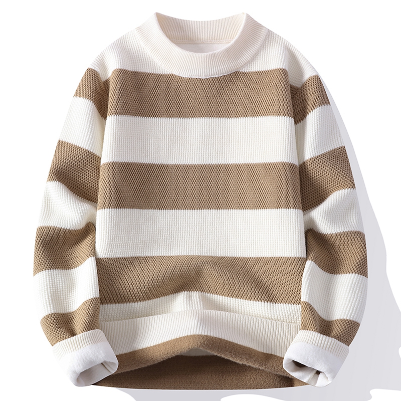 بلوفرات رجالية محبوكة بنمط مخط - مراجعة Winter Clothing Patterns وسعره