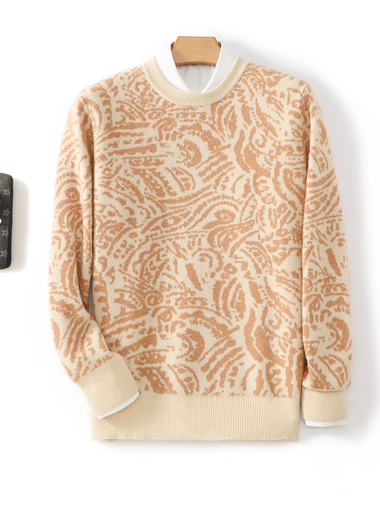 مطبوعة 100% ميرينو رداء علوي م - مراجعة Winter Clothing Patterns وسعره
