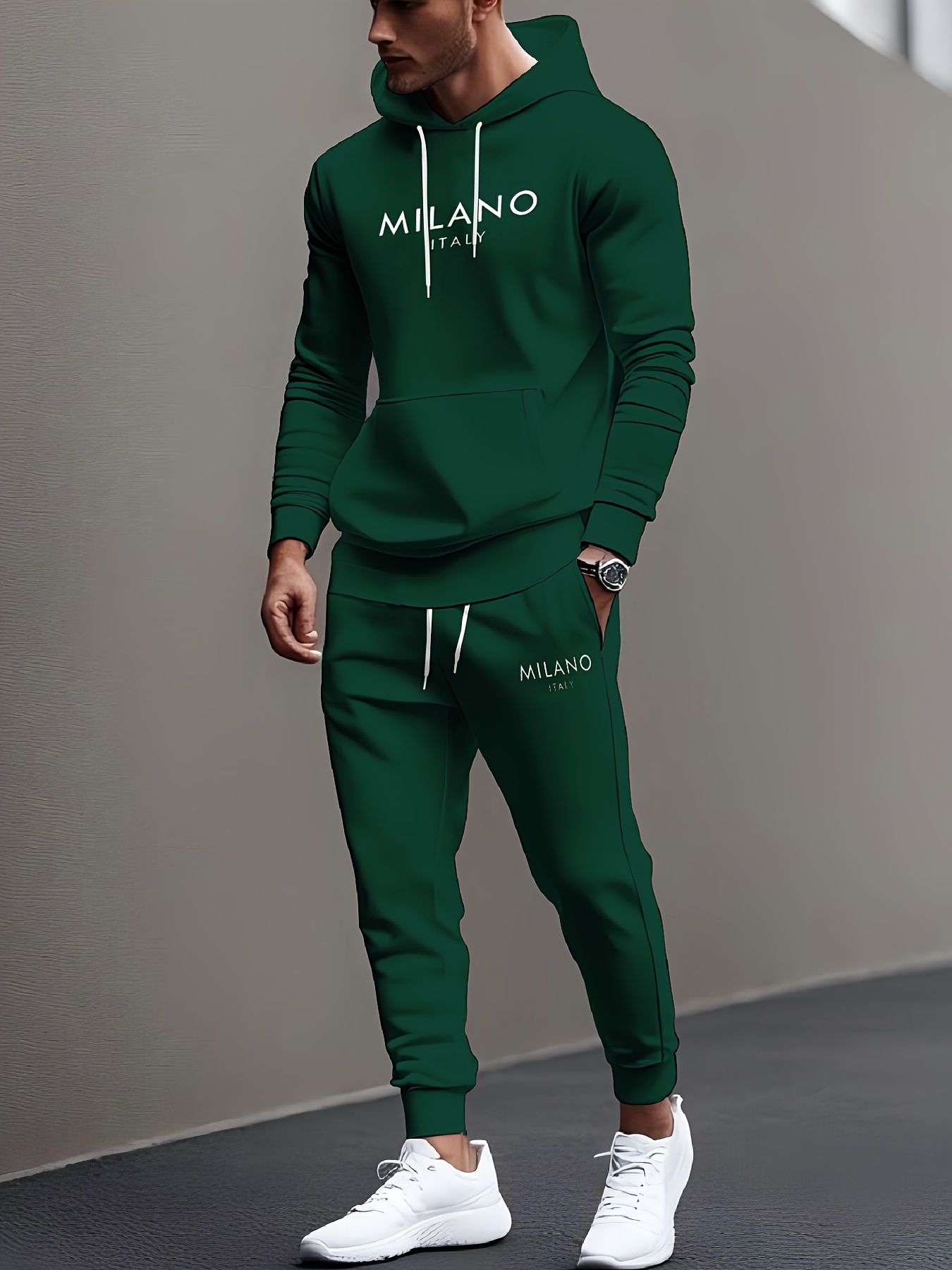 طقم هودي وبنطلون رجالي للربيع  - مراجعة Winter Clothing Affordable وسعره