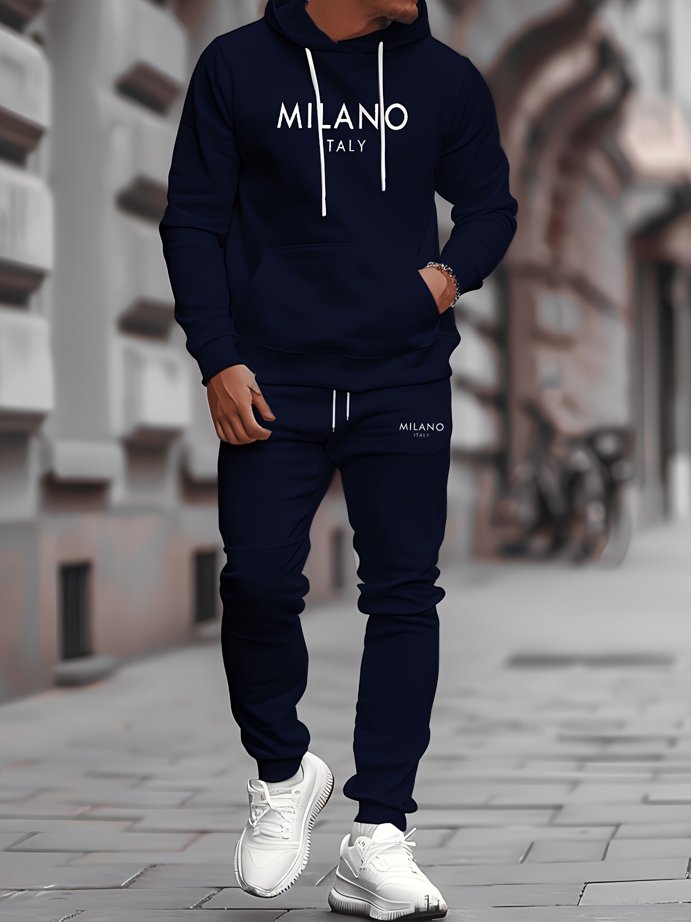 طقم هودي وبنطلون رجالي للربيع  - مراجعة Winter Clothing Affordable وسعره