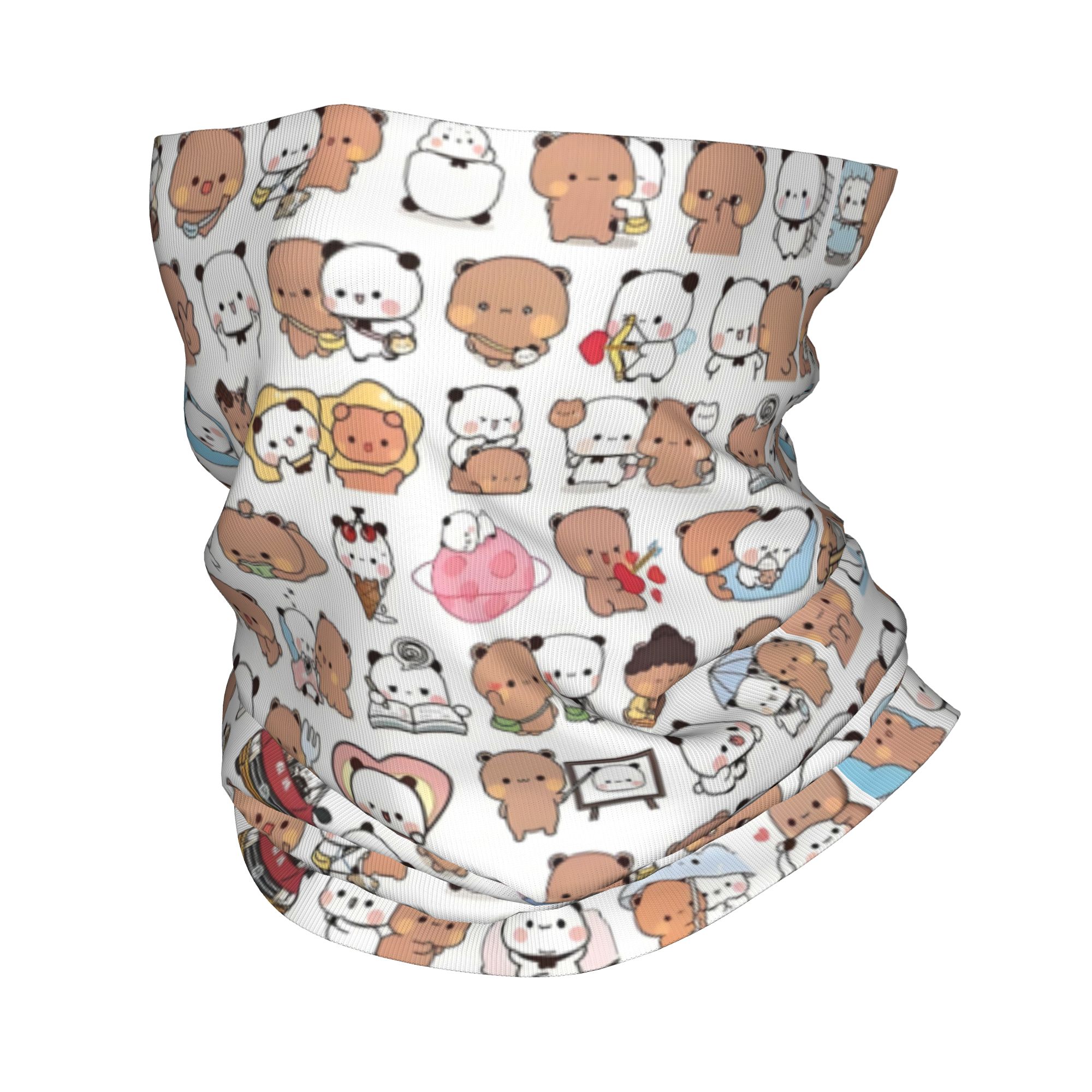 مخصص الدب الكرتون الخوخ و غوما - مراجعة Neck Gaiter Fleece وسعره