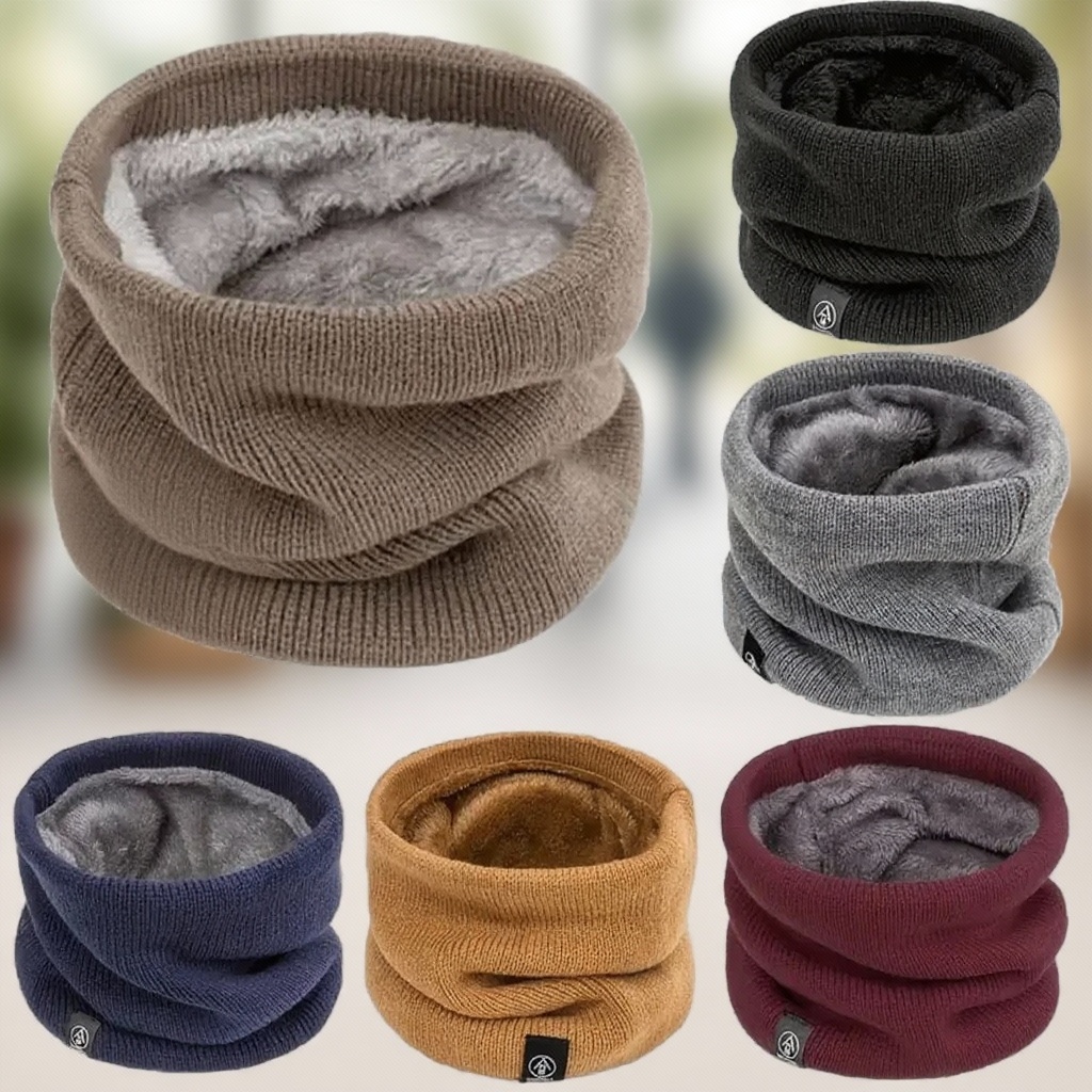وشاح محبوك دافئ سميكة أفخم يند - مراجعة Neck Gaiter Fleece وسعره